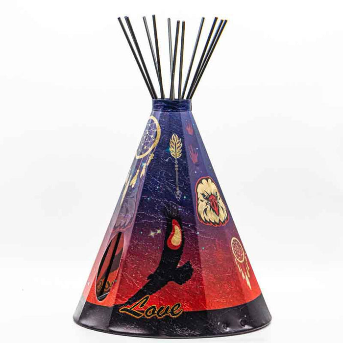 Small Eagle Teepee Lamp