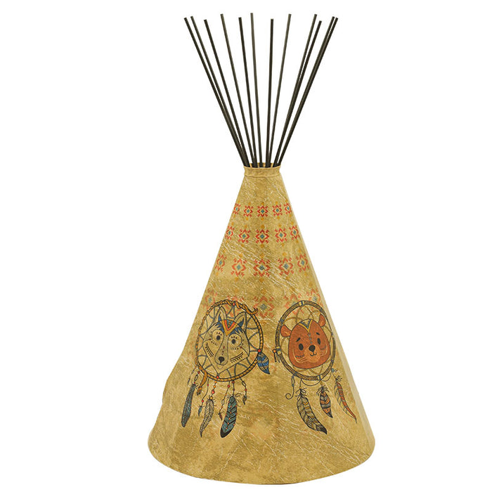 Animal Dream Catcher Parchment Desk Teepee Lamp